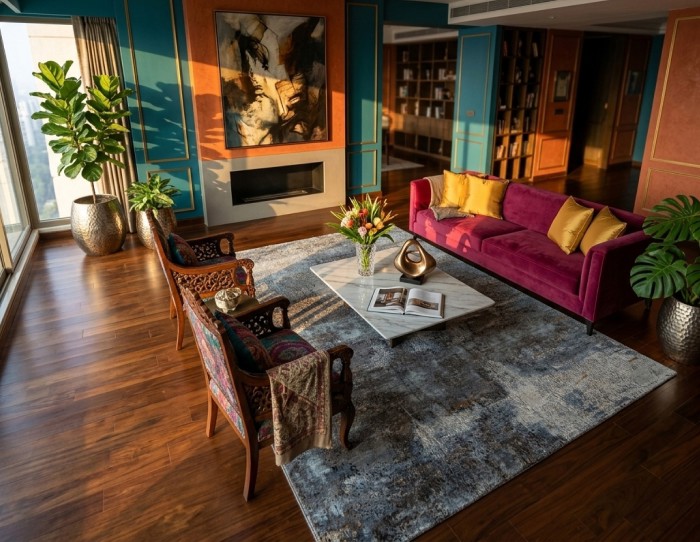 Distressed rugs